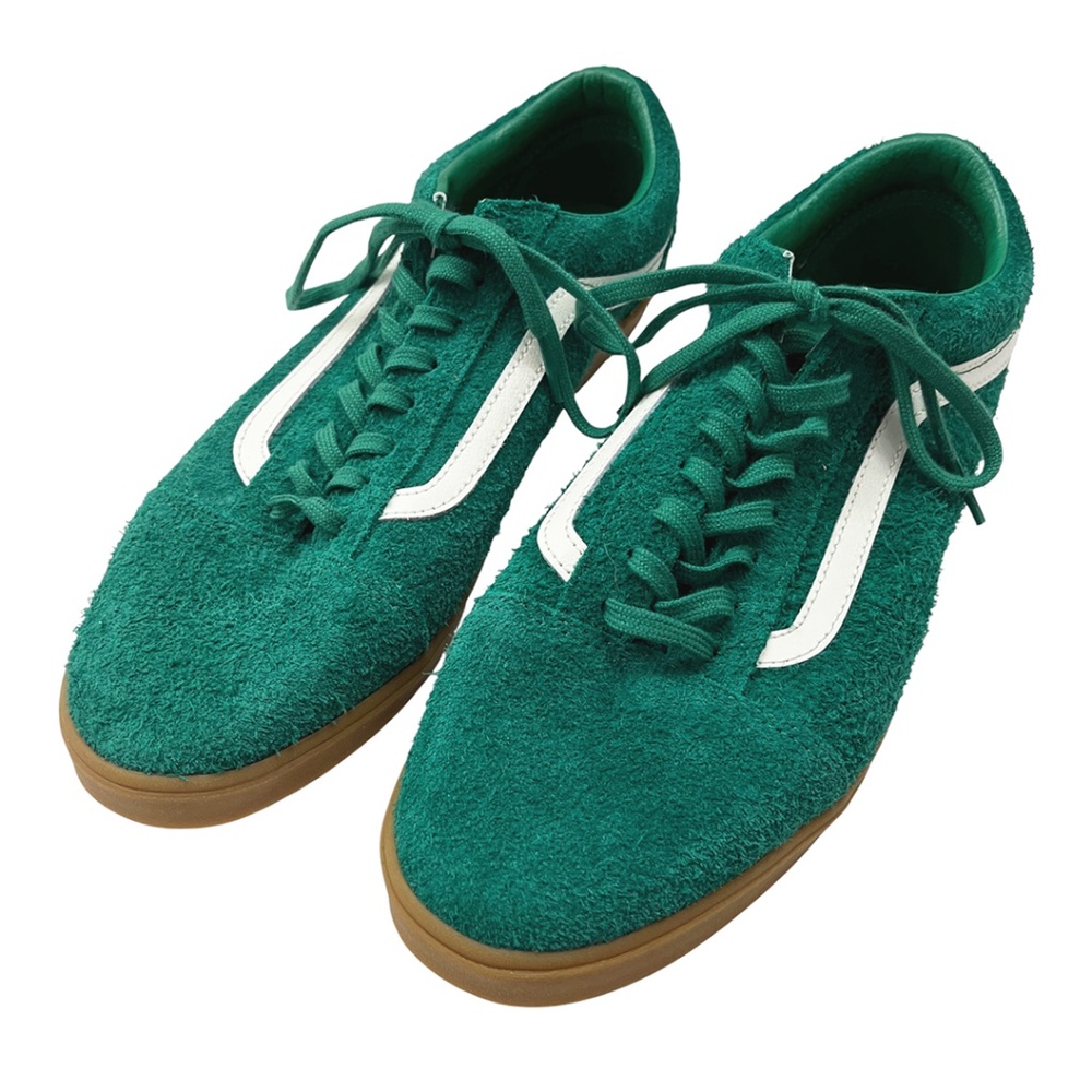 NWOT Vans Old Skool Lowpro Suede Gum Sole Sneaker Green Men's Size 11